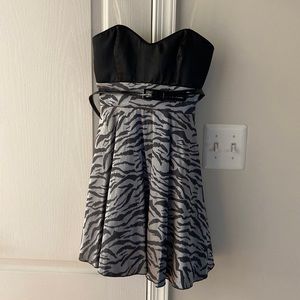 Jacquard Mini Party Dress